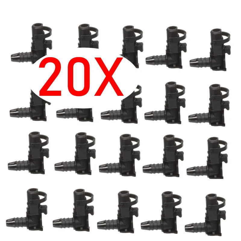 20X Fits For Chevrolet Cruze Epica Sonic Opel Astra Fiat Vauxhall Thermostat Water Coolant Hose Pipe Connector