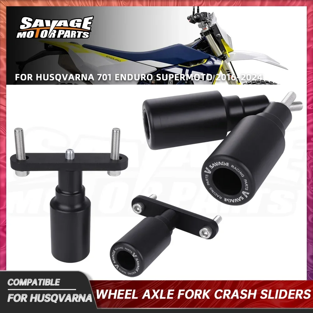

2024 Frame Slider Crash Protector For Husqvarna 701 Enduro Supermoto 2016+ Motorcycle Engine Protection Pad Fairing Protective
