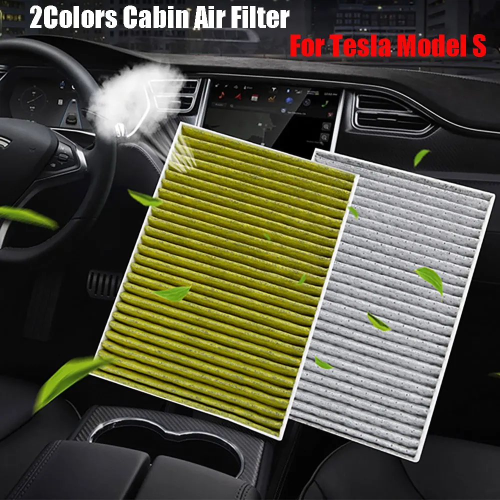 Air conditioner filter For Tesla Model S 2012-2020 Car Pollen Cabin Air Filter 1PC