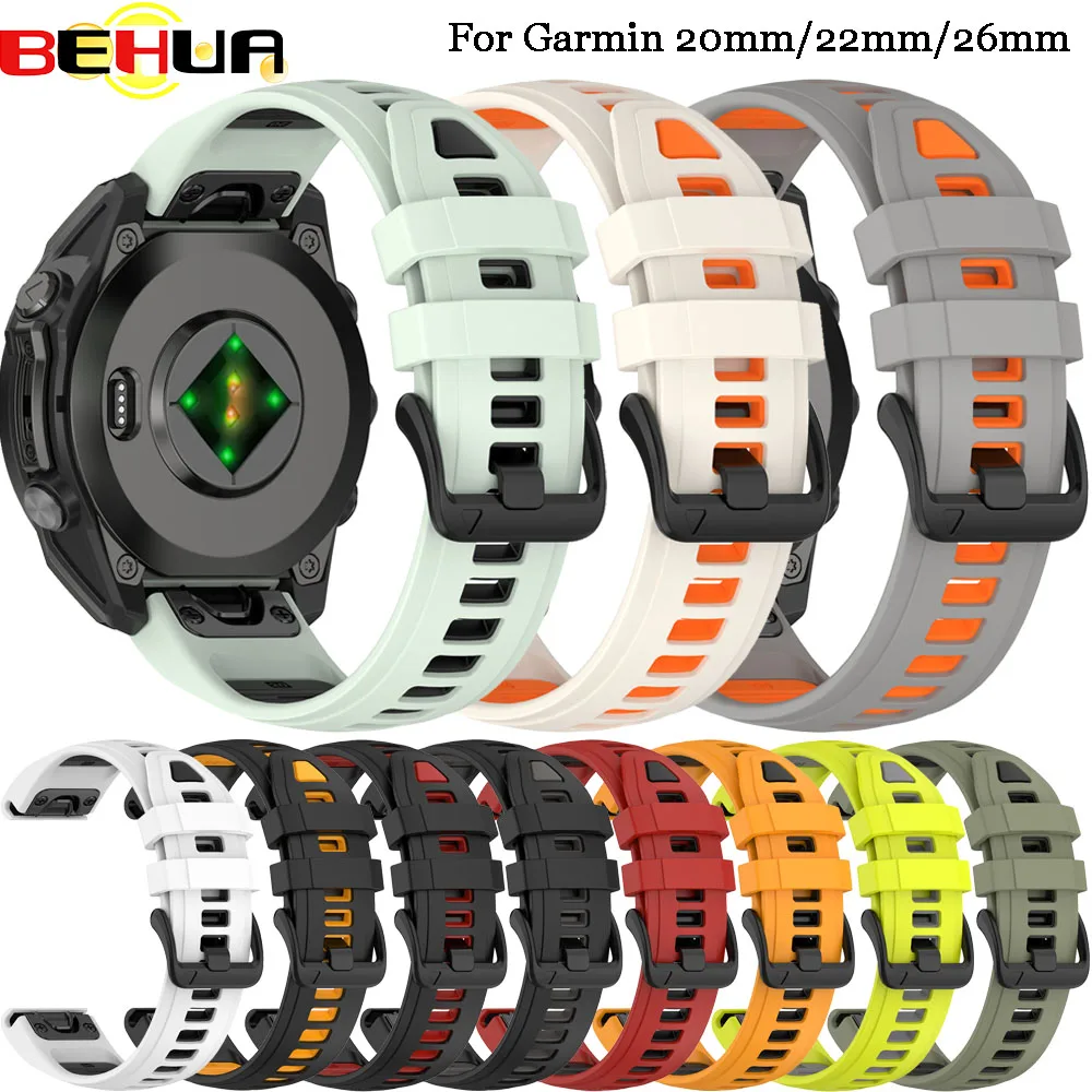 

Ремешок для часов Garmin Fenix 8 47 мм 51 мм Fenix 8S Forerunner 935 945, ремешок для часов, быстросъемный, легко подходит, ремешок на запястье