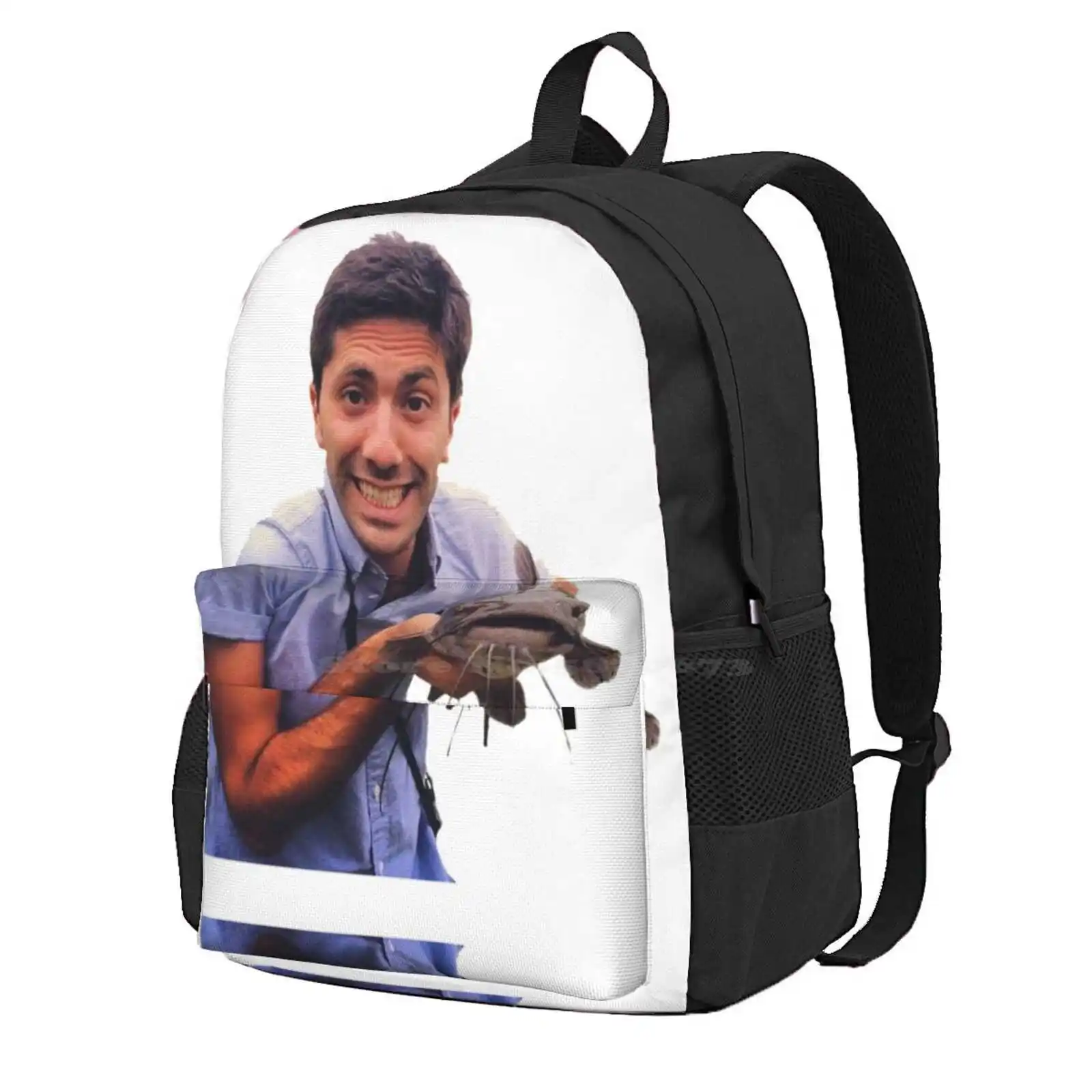 Nev Caught A Catfish! Hot Sale Schoolbag Backpack Fashion Bags Catfish The Tv Show Mtv Nev And Max Internet Tinder Grinder