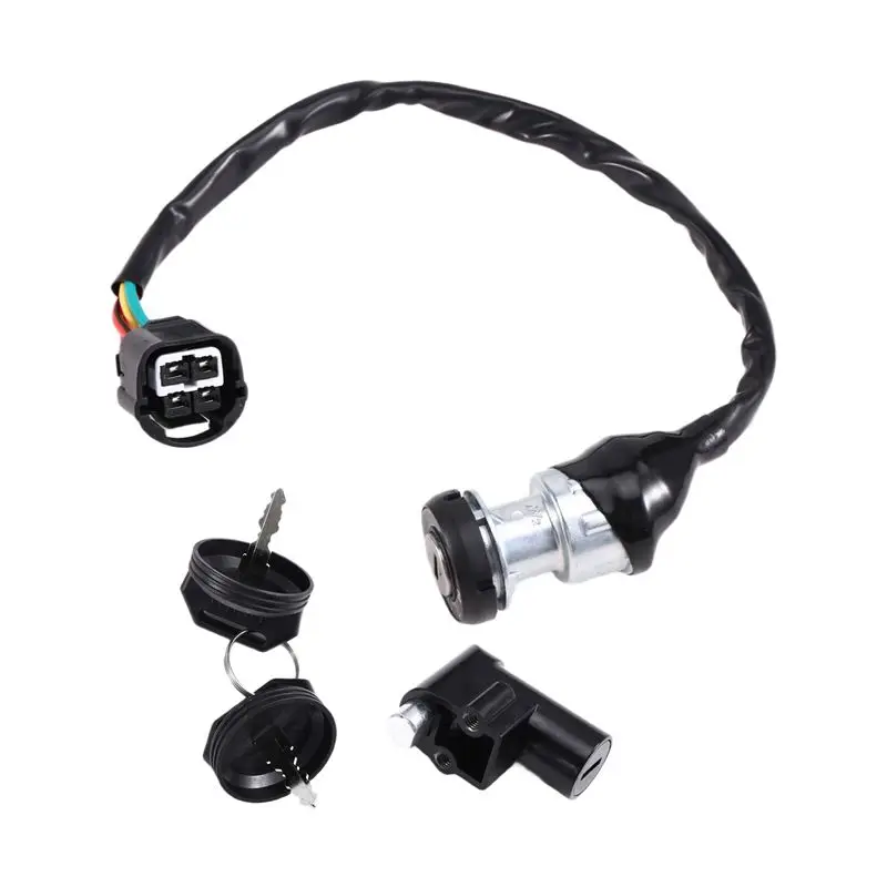 

4 Wires Ignition-Switch With 2 Keys Fit For Linhai T-Boss 550 48295 ATV UTV