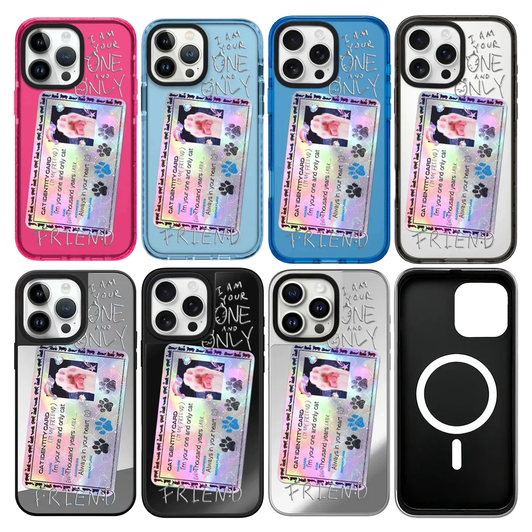 

Cat Paw Magnetic Phone Case Cover for IPhone 12 13 14 15 16 17 Pro Max Case for IPhone 17 Air