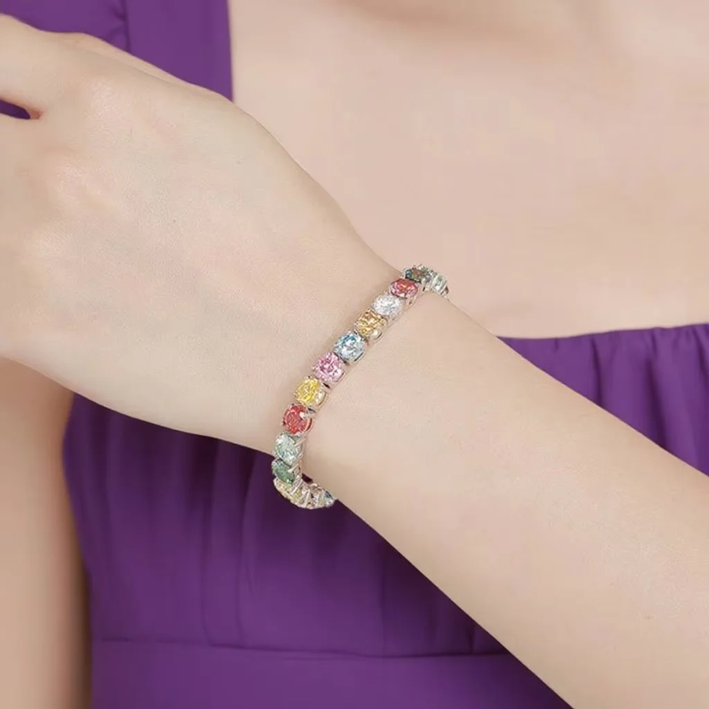 Thumbnail 4 - #84 Latest Moissanite Tennis Bracelets Offers