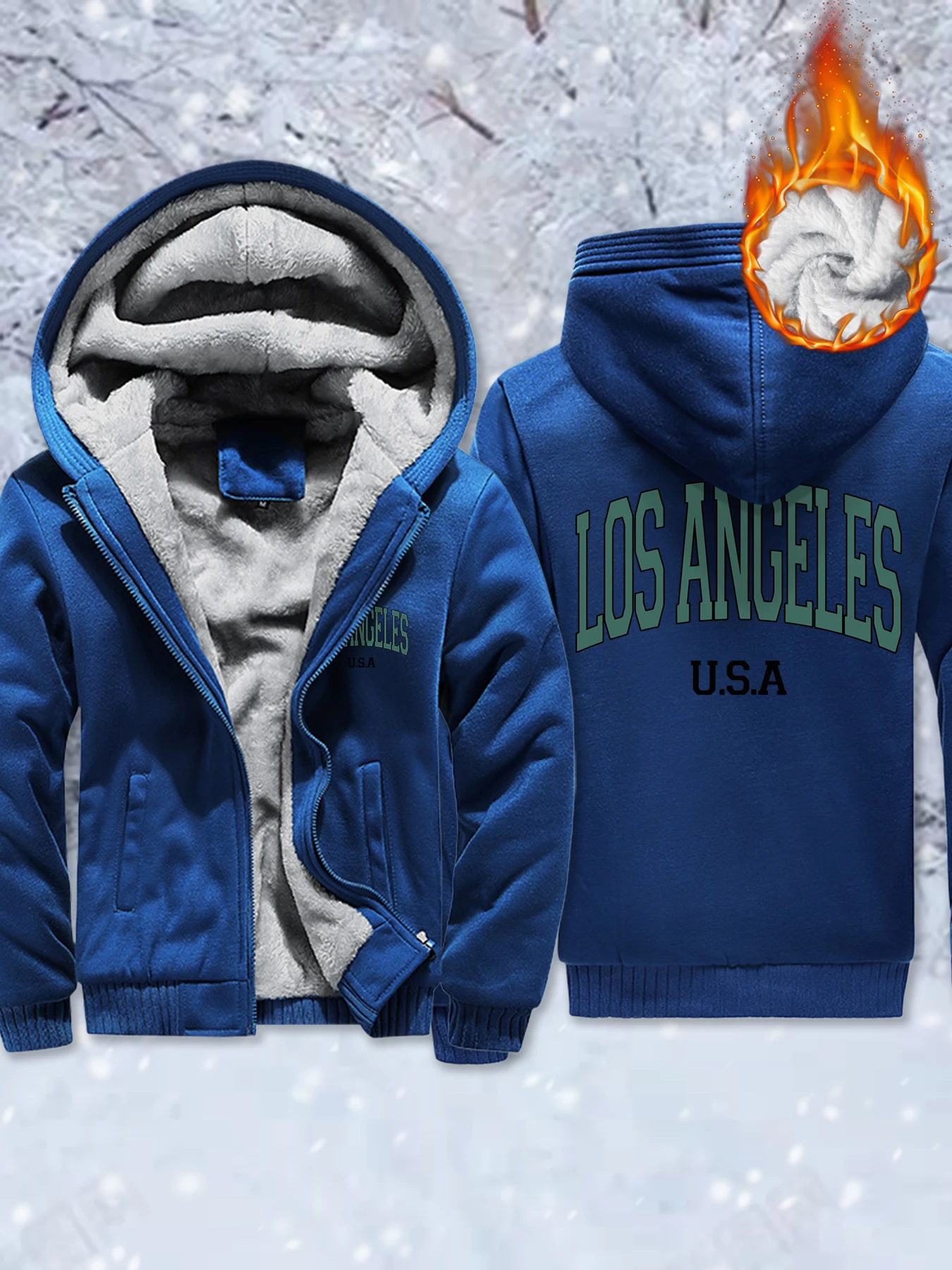 

Лос-Анджелес, США, флисовые мягкие куртки унисекс с буквенным принтом, толстовка на молнии с карманами, теплая удобная уличная одежда, зимняя утепленная жилетка