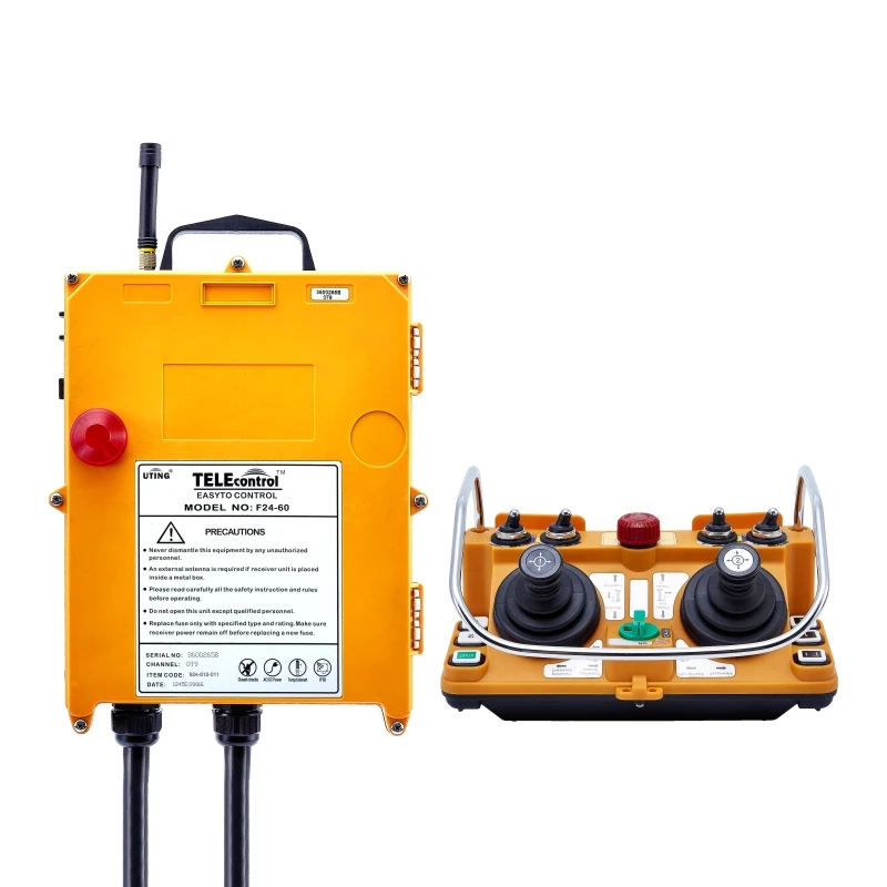 Telecrane TELEcontrol F24-60 GOTI GT-PJ40 Wholesales Industrial Remote Control Five-Step 2 Joysticks Hoist Crane Lift