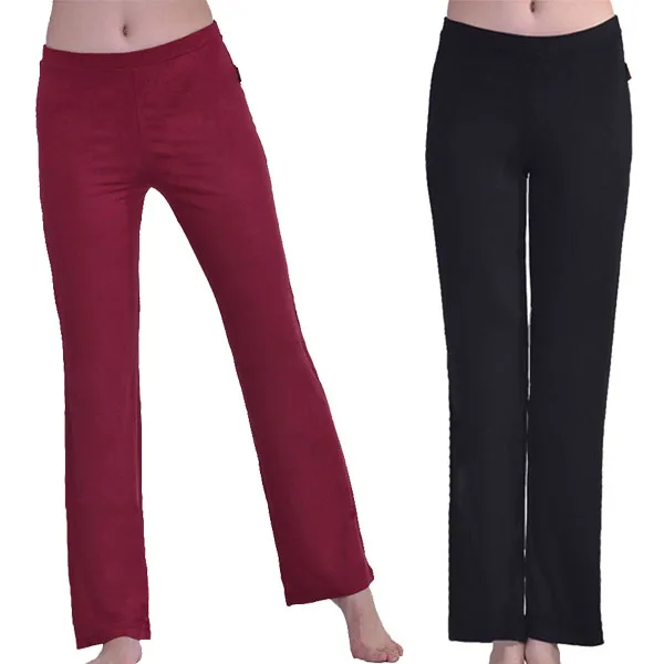 

Mod Long Pants Women's Dance Sport Fitn Square Dance Trousers High Waist Flared Legs Large Size Available