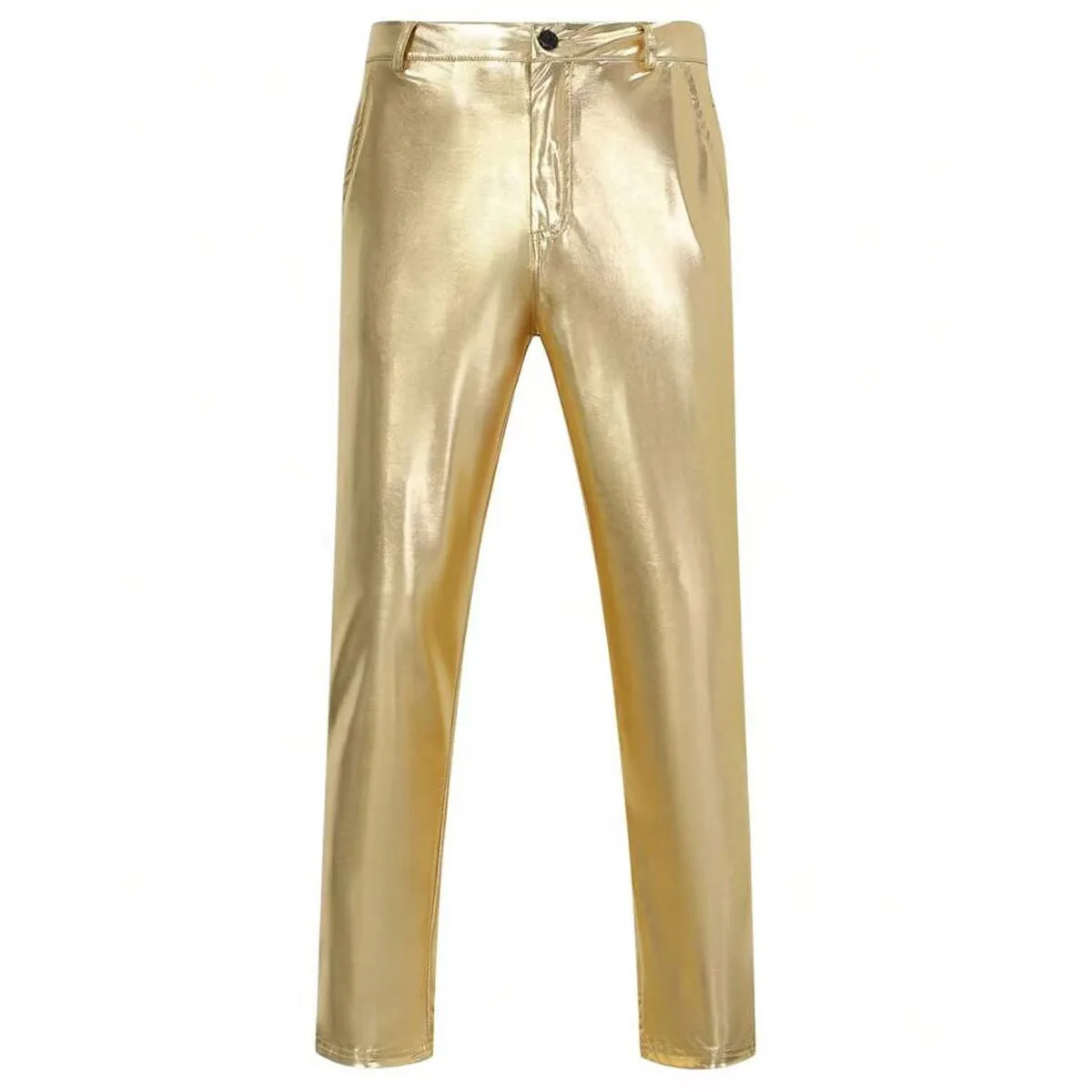 New Glossy Leather Pants Performance Matte Casual Pants Stage Performance Pants