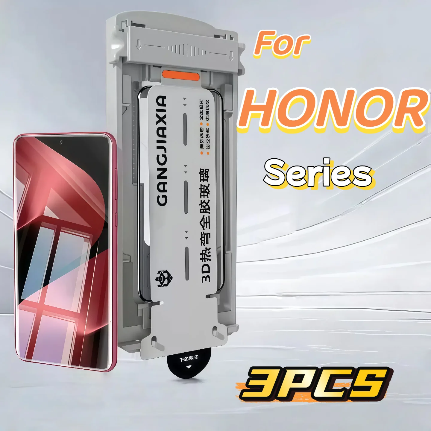 

3Pcs Honor Magic Series Ceramic Film Screen Protector Kit Ultra Clear No Dust Positioning Non-Tempered Glass for 7 6 pro 90 100