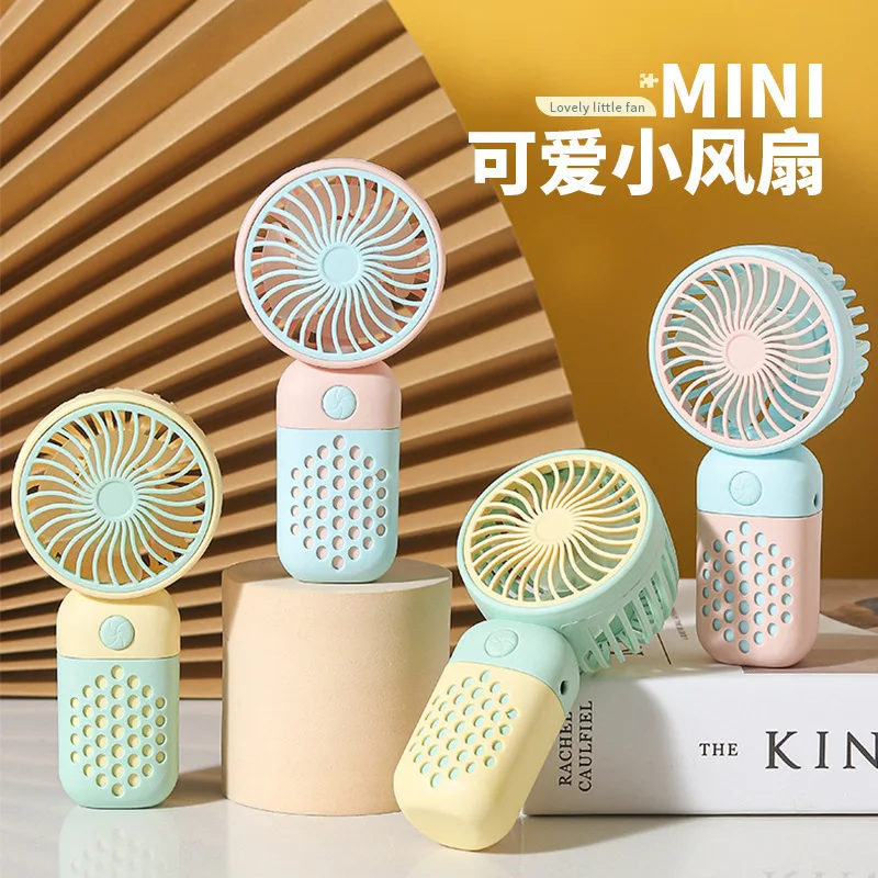 

2025 New Handheld Small Fan Cute Mini Pocket Small Fan Usb Charging Student Outdoor Cooling Portable Small Fan