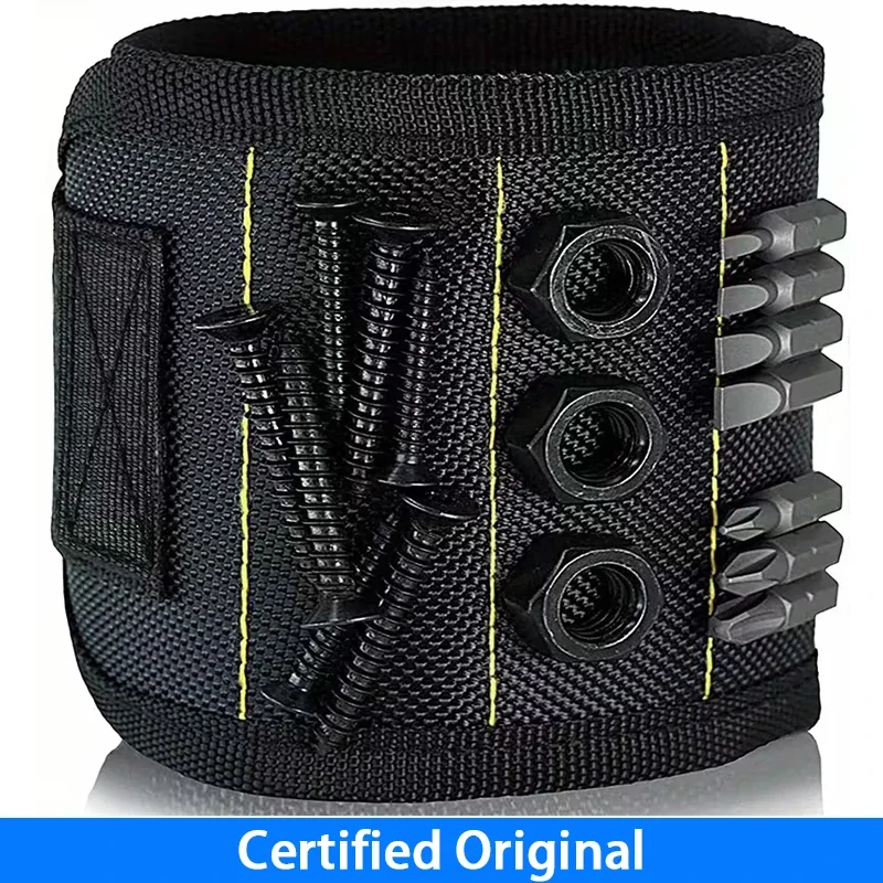 

Новый магнитный браслет для сбора гвоздей, мощный магнитный браслет, портативный набор аксессуаров для небольших винтов, детали набора инструментов