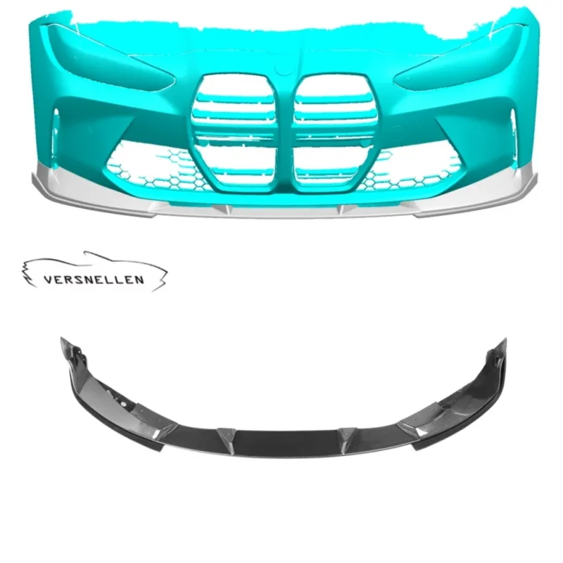 

For BMW M3 4-Door/M4 G82 G83 2-Door 2021-IN Bodykit Dry Carbon Fiber 3D Style Front Bumper Lip Splitters New Condition Front Lip