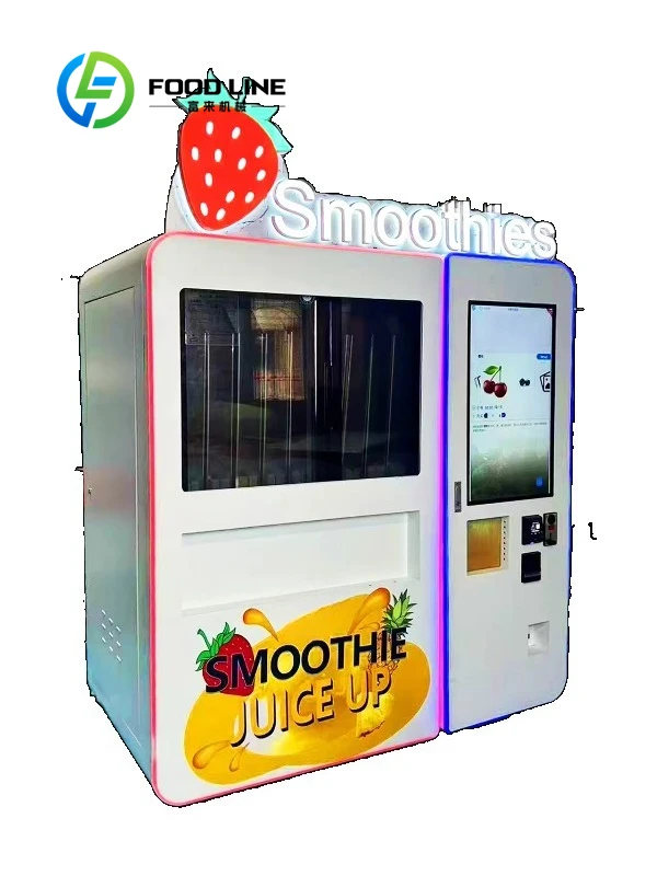 Intelligent Smoothie Vending Machine Summer Beach Amusement Parks Quick Release Coin Must-Have for Relieving Summer Heat