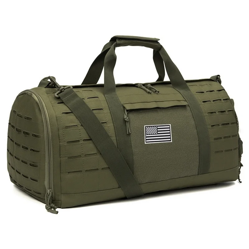 40L Sport Gym Bag Tactical Travel Duffle Bag For Men Fitness Training Bag With Shoe Basketball Outdoor Weekender Bags