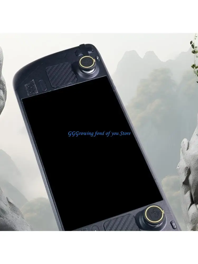 

H9EB Gaming Accessories Dust Net Rocker Caps Trackpad Button Stickers Dust Plug Game Consoles Protector Sticker