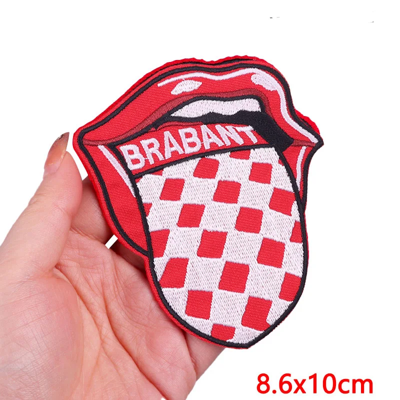 2026 Nederland Brabant Embleem Geborduurde Patches Voor Kleding Nederland Carnaval Patch Ijzer Op Patches Uniform Hoeden Naaien DIY