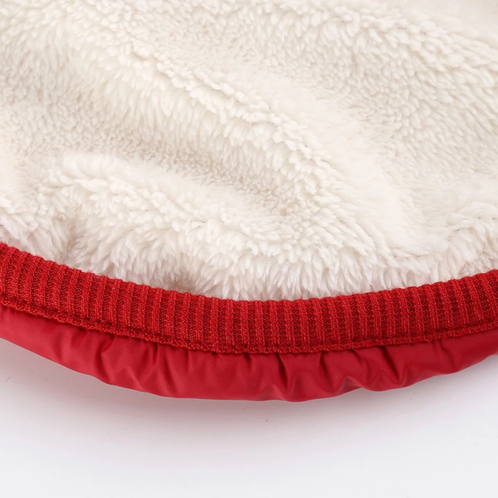

Snap Button Cotton Coat Xs Size Cotton Padded Warm Sweaters Lightweight Portable Thick Fabric Dog Clothes Winter Puppy Wear