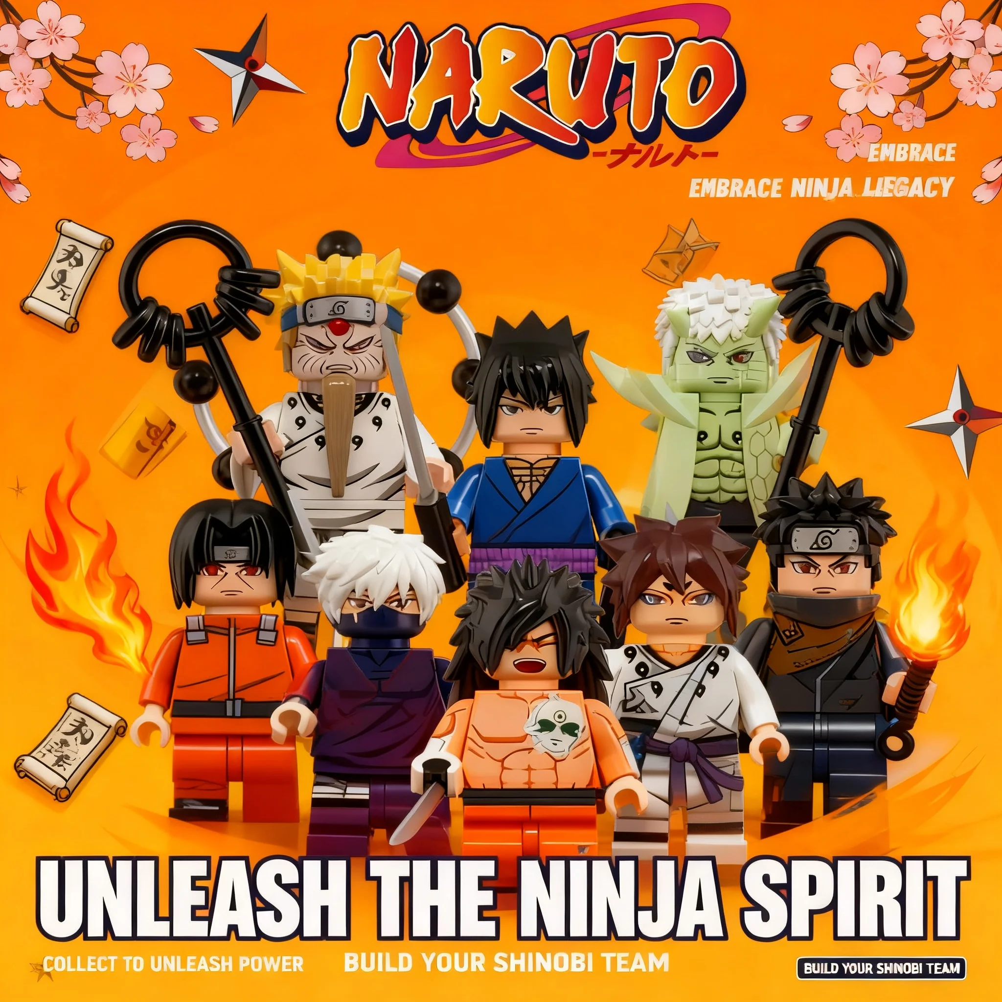 Figuras Miniatura de Naruto, Sasuke, Itachi, Kakashi, Jiraiya, Tsunade, Obito, Indora Uchiha, WM6155, WM6154, WM6153, Colecionáveis