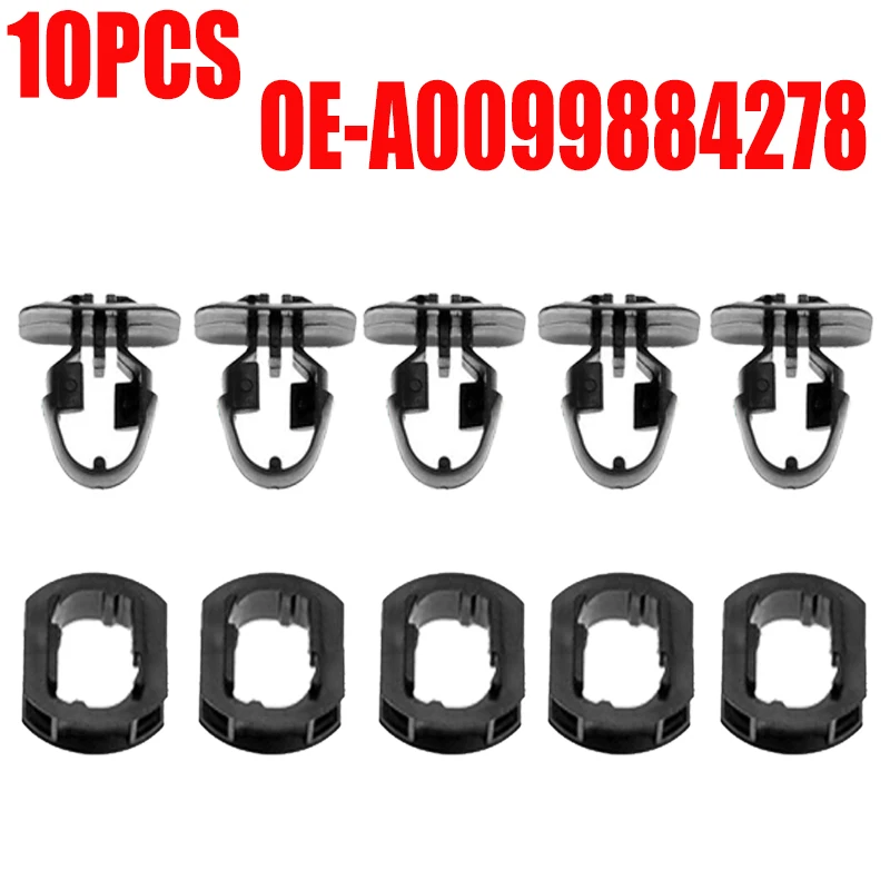 10 X Side Sill Clips For Mercedes Benz C-Klasse W202 W203 W204 C204 S202 S203 S204 E-Klasse W210S 210 CLK C208 SLK R170