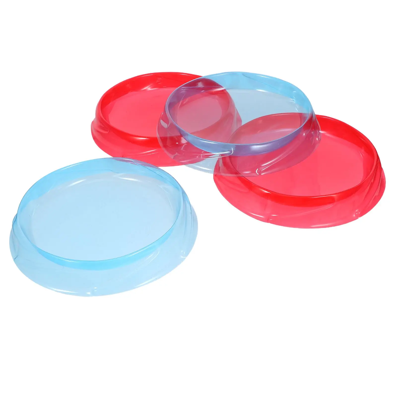 

4 Pcs Plate Toy Gyro Board Round Fighting Stadium Portable Kids Game Gyro Tray Plastic Training Ground