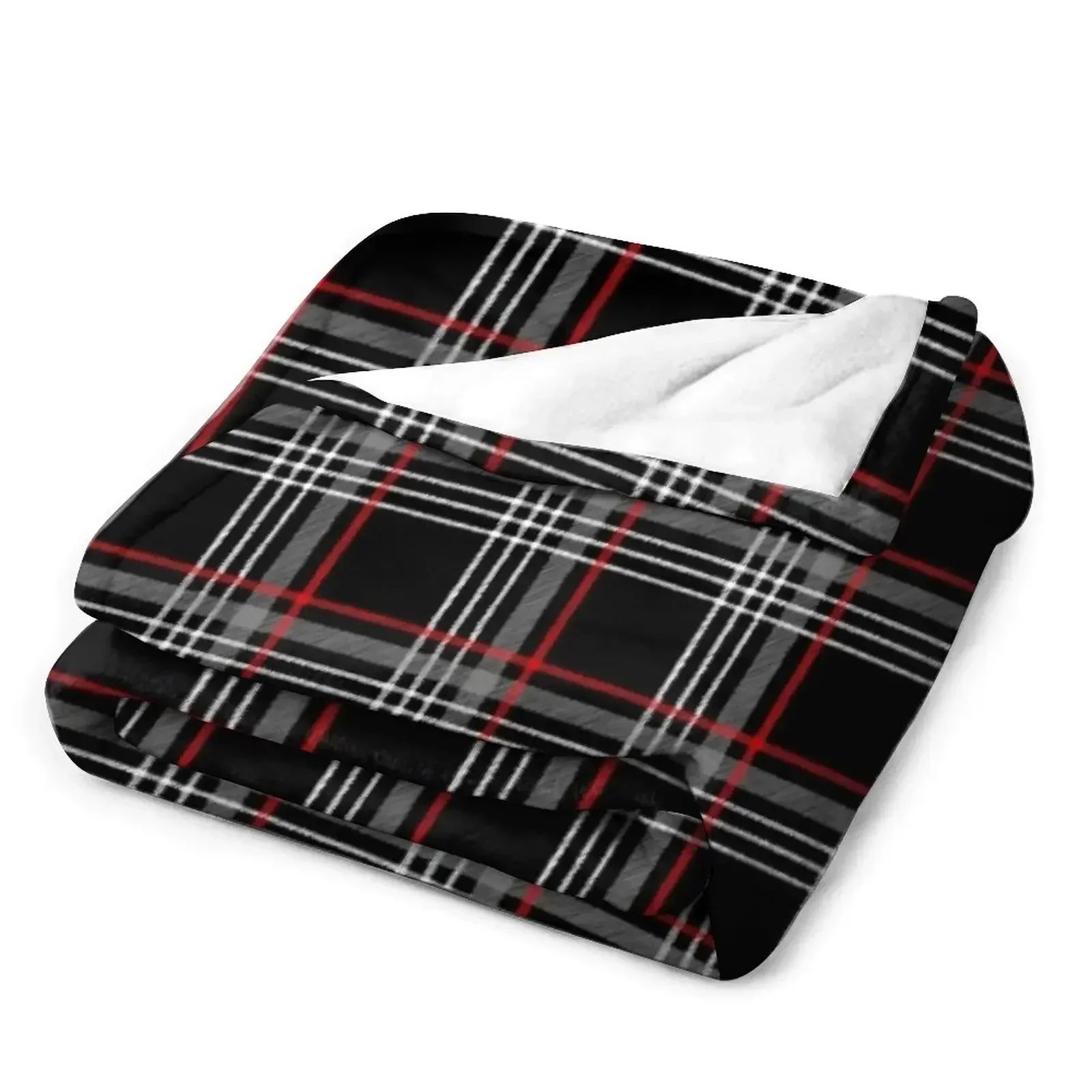 GTI tartan Throw Blanket Soft Plush Plaid cosplay anime christmas gifts Retros Blankets