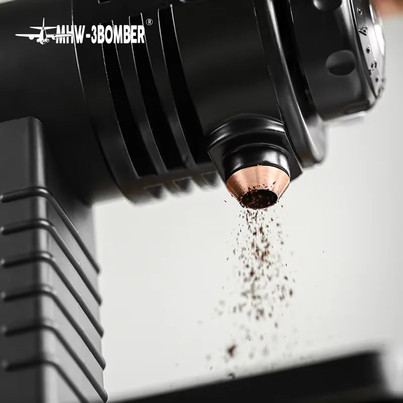 MHW-3BOMBER Customized Professional Coffee Tools Barista Accessories Shark Teeth Advanced Series Electric Coffee Grinder 3