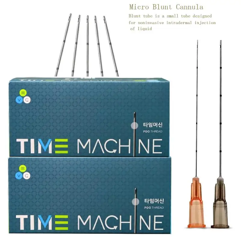 Micro-Tip Stompe Canule Voor Vulstof 18G 20G 21G 22G 25G 27G 30G 25/38/50/70Mm Wegwerp Steriele Injectienaald