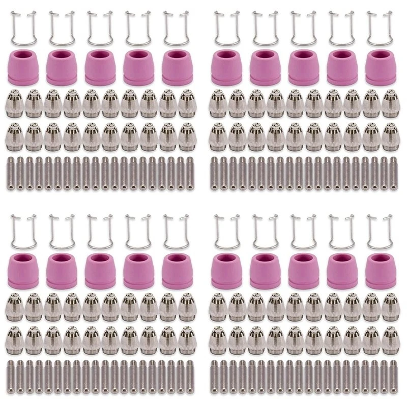 ABVG-200X AG60 SG-55 WSD-60 Plasma Cutter Cutting Torch Tip Nozzles Consumables Kit Plasma Cutter Accessories 50PK