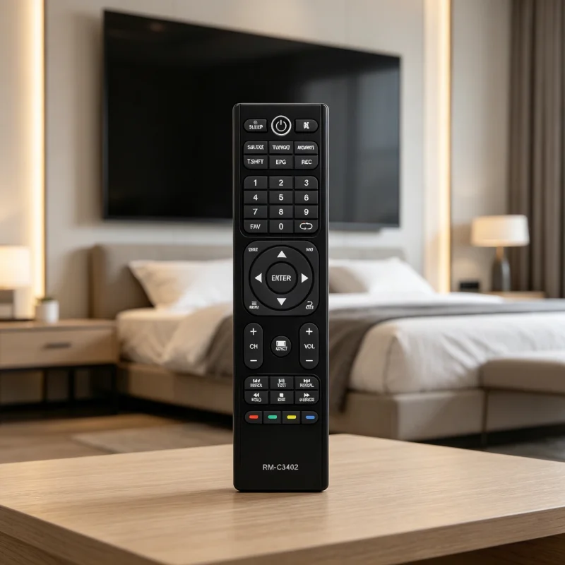 RM-C3402 Replace Remote Control fit for JVC FHD 4K UHD Curved HD LED TV LT-32N370A LT-32N386A LT-39N370AN LT-40N570A LT-50N790A