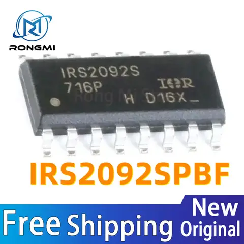 (2-10piece)100% New IRS2092S IRS2092SPBF IRS2092 IRS2092STRPBF sop-16 Chipset