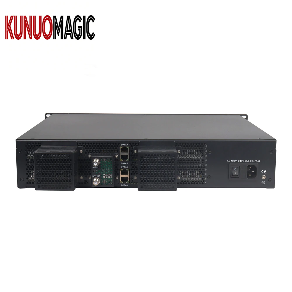 KUNUOMAGIC CATV H265/H264 32/48/64 Channels TS Converter IP Analog RF Modulator CE/FCC Certified Digital TV Head-end System 2