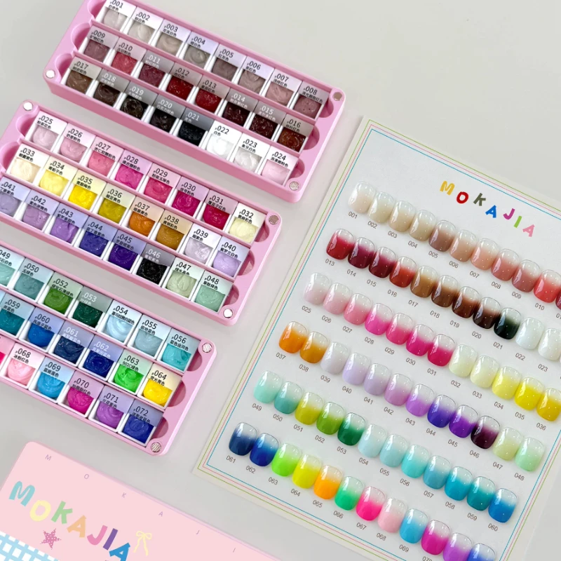 3 Boxes Pat Painting Gel for Decoration Nails Solid Gel Nail Polish Gradient Gel Spring Summer Fall Winter Trendy Nails Manicure