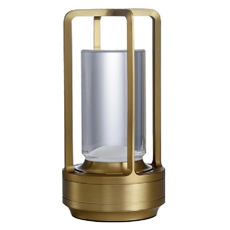 

LED Table Lamp Rechargeable Touch Night Light Bedroom Bedside Table Lamp Restaurant Decorative Lamp