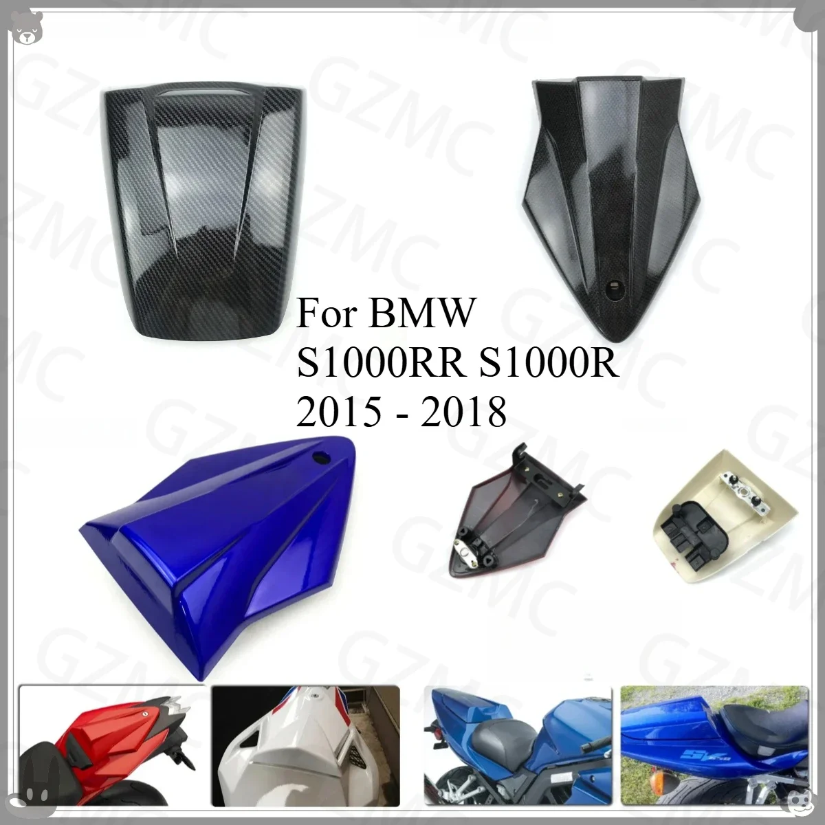 Motorcycle Rear Seat Tail Cover For BMW S1000RR S1000R 2015 - 2018 Rear Seat Cover Tail Section Fairing S 1000 RR 2017 2016