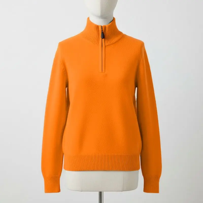 

Women's High Neck Knitted Sweater Winter Warm Inner Wear Versatile Base Shirt Trendy Outerwear Comfortable Medium Softness Lo...