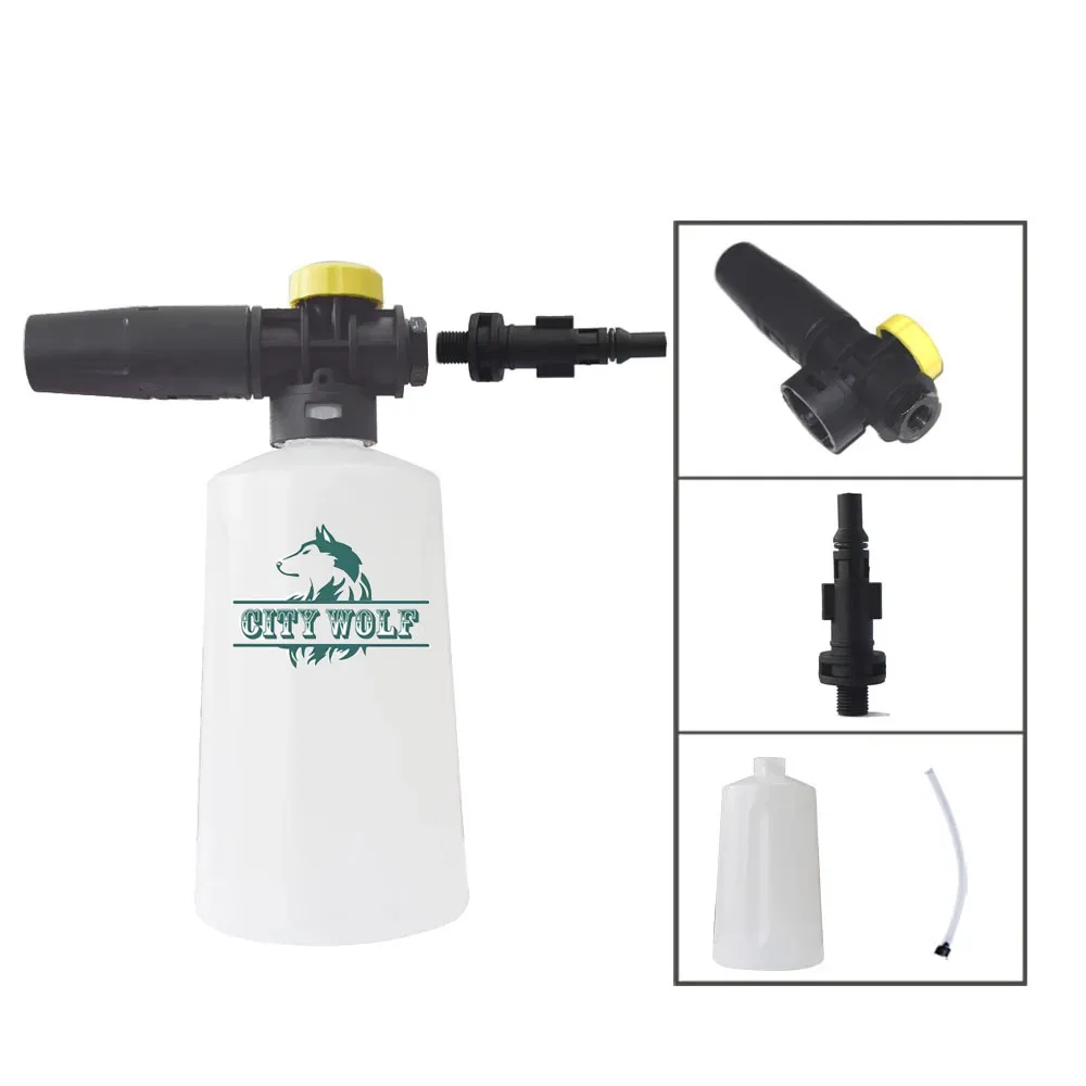 

Hammerflex Hammer High Pressure Washer Snow Foam Lance Soap Bottle Deck Foam Gun Perfect for Car Cleaning