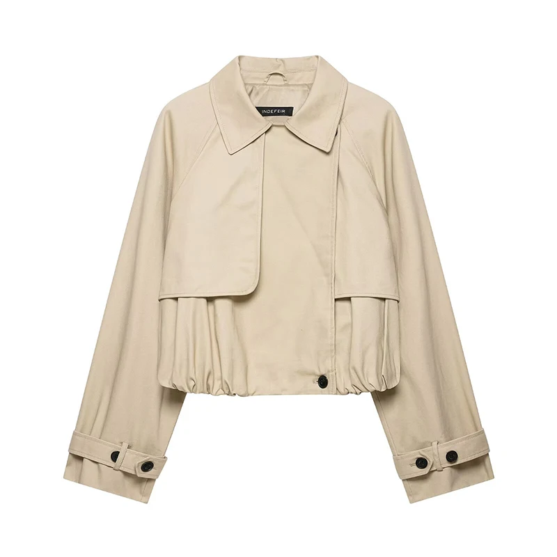Jackets Women's Autumn 2026 New Chic Loose Elegant Women's Warm Trench Jackets Street Fashion Youth Unique Travel Holiday Coats