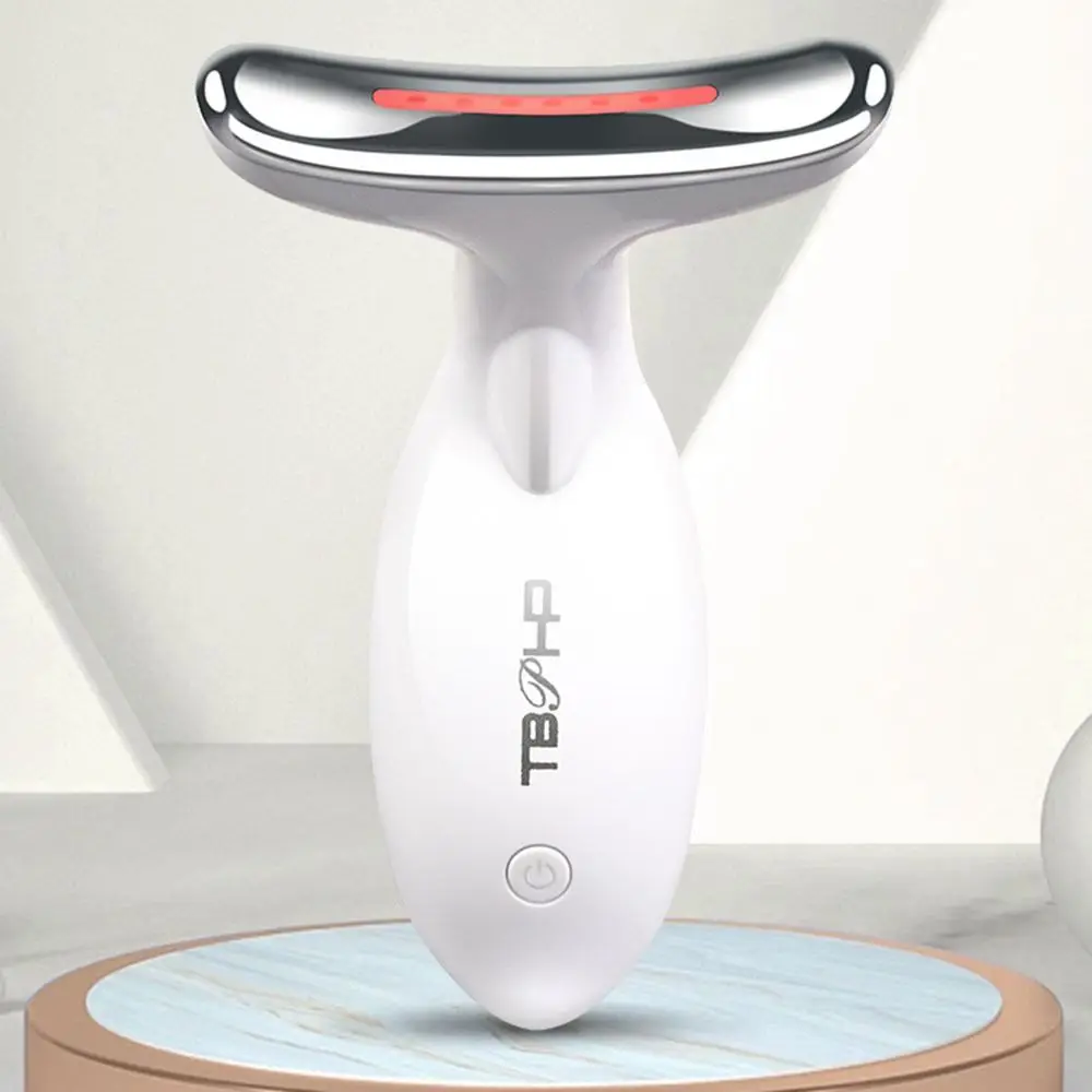 LED Photon Therapy Neck Beauty Instrument, Cream Absorb Instrument, Skin Care Tool, Skin Care Lifting, Face Beauty Device