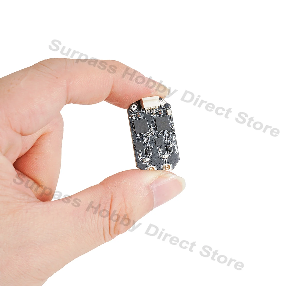 ELRS 915M/2.4GHz Gemini RX Receptor de antena única de banda dupla tipo T ExpressLRS IPEX1 para drone de corrida FPV de longo alcance peças DIY