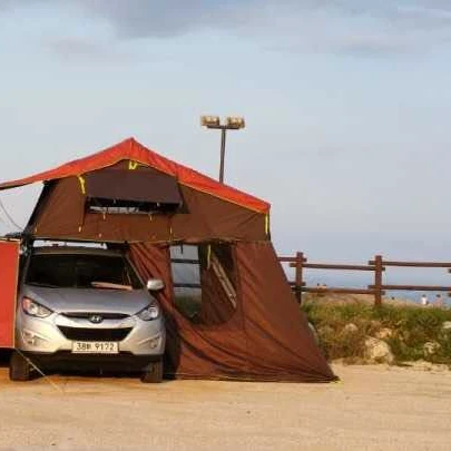 Waterproof Oxford fabric shade folding roof pop-up car camping outdoor tent