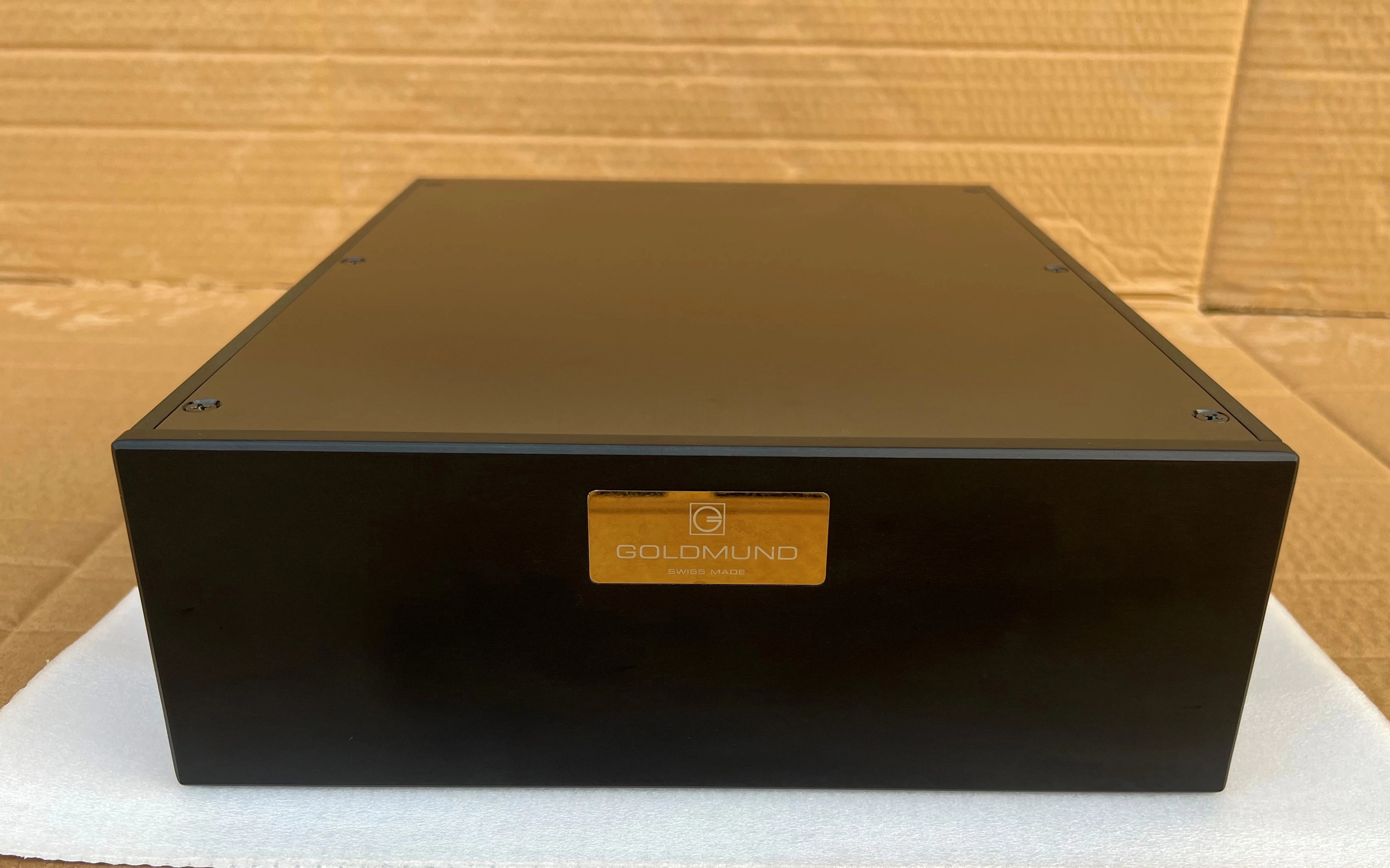 GOLDMUND Full Aluminum Amplifier Chassis Preamplifier Case AMP Enclosure DIY Box (250 *90*308mm)