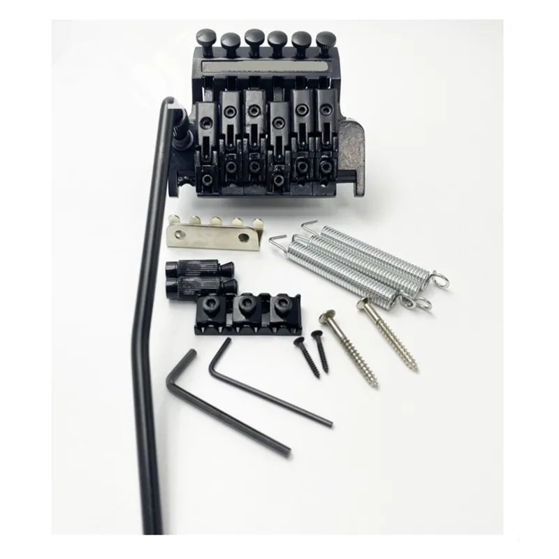 Ein Set Doppel-E-Gitarren-Tremolo-System Tremolo-Stange Doppel-E-Gitarren-Brücke Gitarrenteile Zubehör – Detail 3