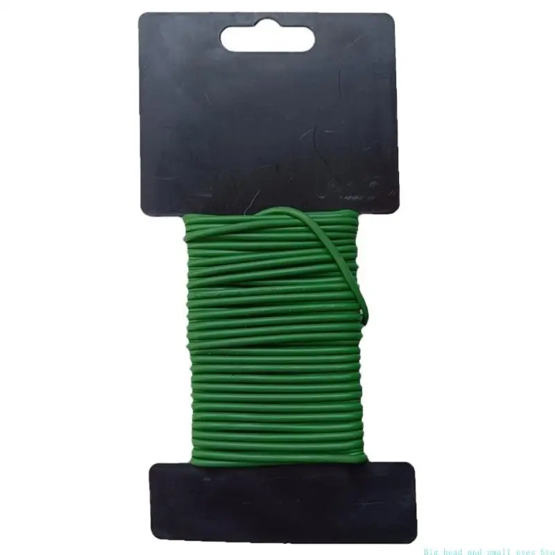 

581C 2,5 ммхс10 млн. Связанные заложа Soft Twist Greed Green Garden Guise Supply для поддержки помидоров растений Офис