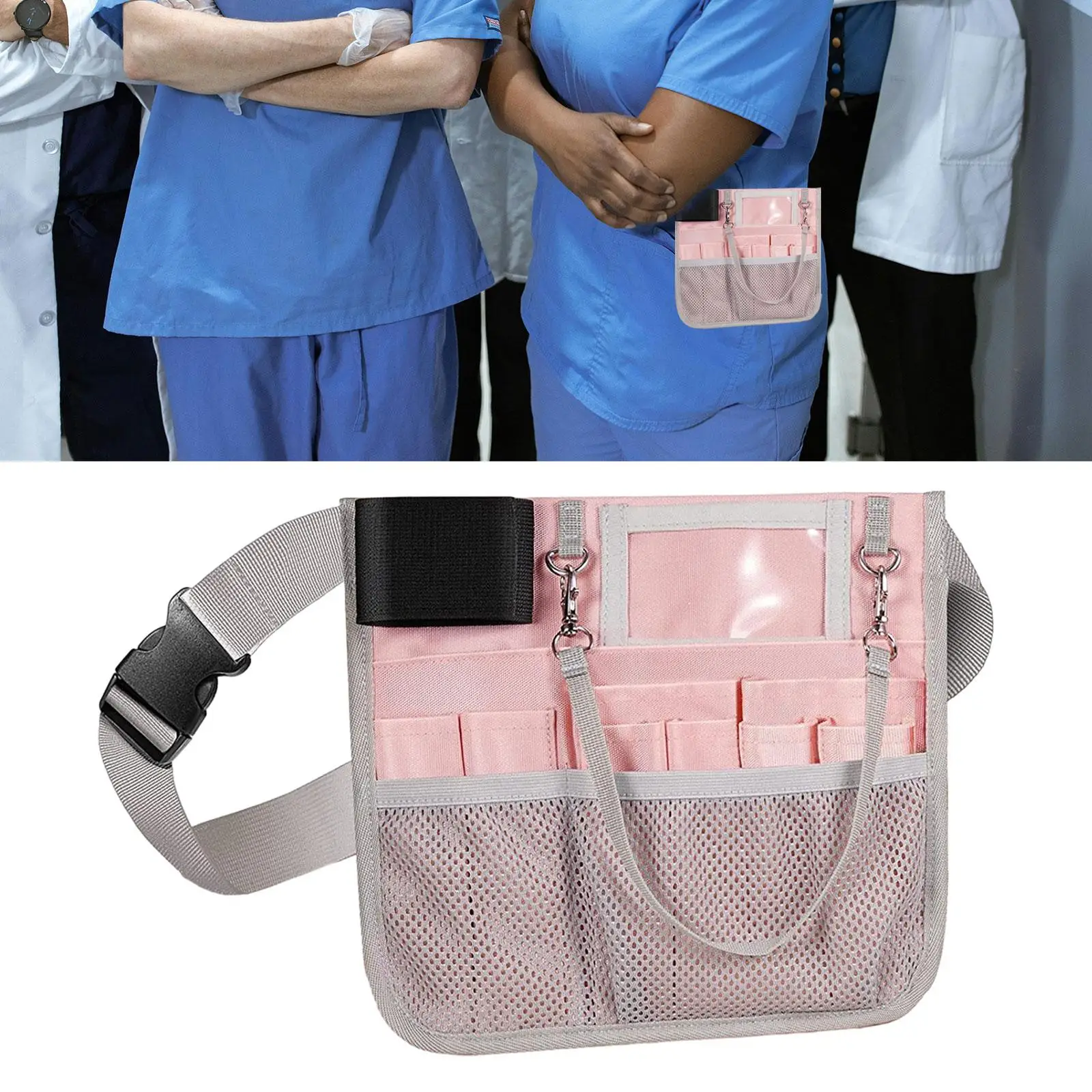 Nurse Fanny Pack Nursing Supplies Apron Hip Bag for Women Utility Waist Pack Nursing Bag Nurse Pouch Waist Bag Nursing Tool Belt