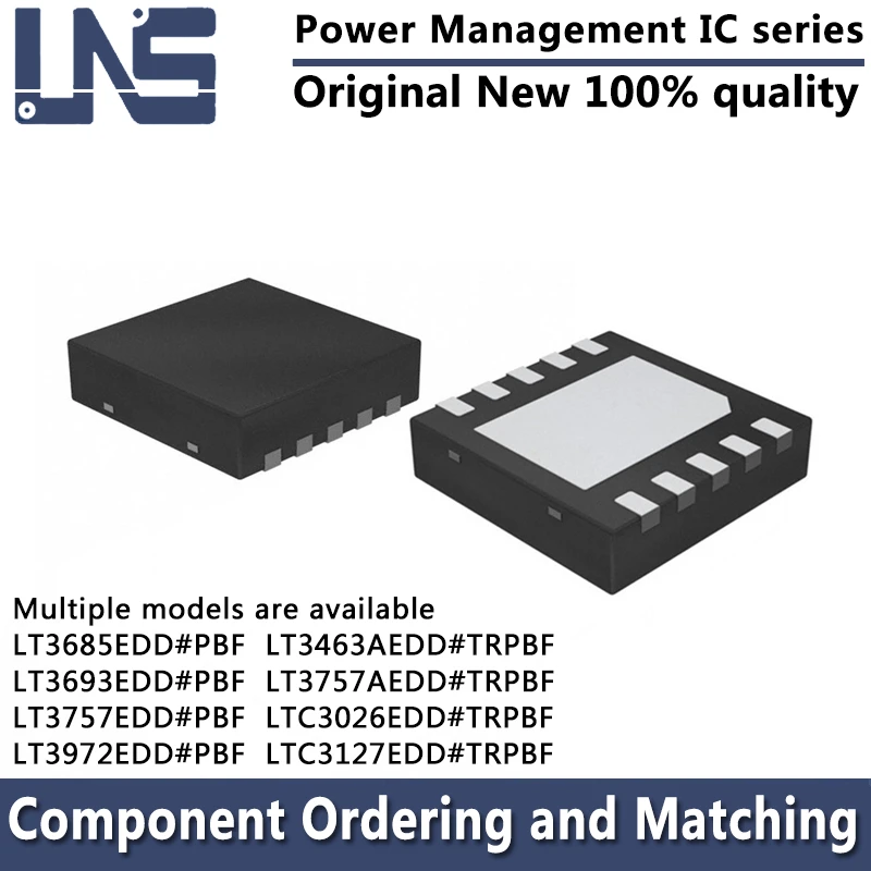 1PCS LT3685EDD LT3693EDD LT3757EDD LT3972EDD#PBF LT3463AEDD LT3757AEDD LTC3026EDD LTC3127EDD#TRPBF WDFN-10 Power Management IC