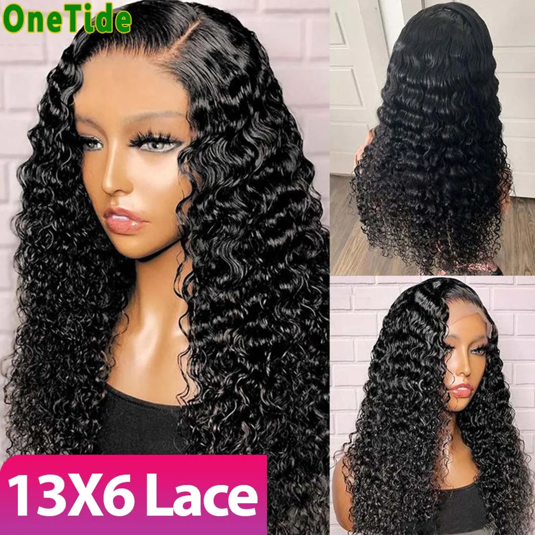 

13x6 HD Lace Front Human Hair Wigs Curly Wigs Brazilian Remy Human Hair Lace Frontal Curly Human Hair Wigs For Women 250 Density