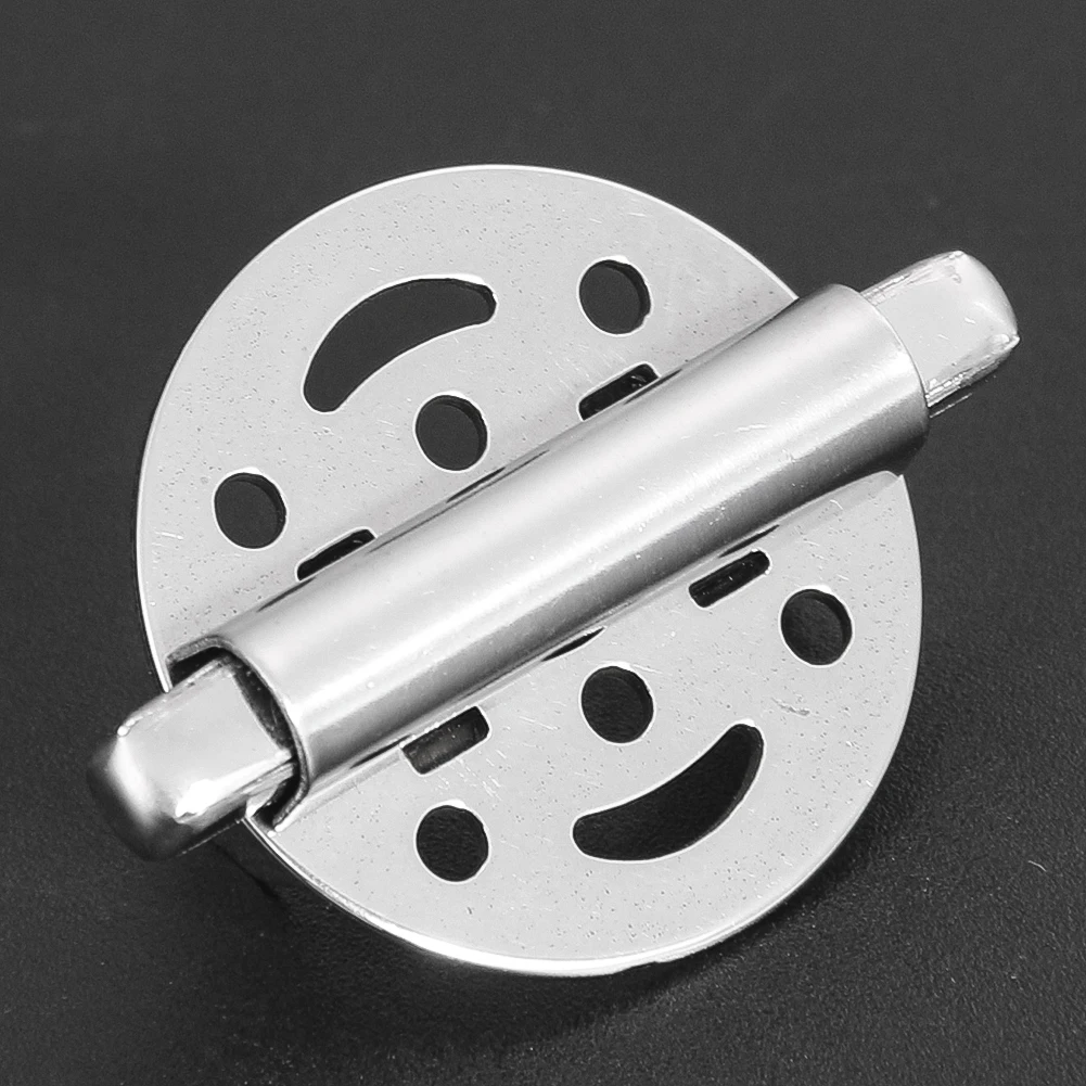 Stainless Steel Smoke Pipe Lid Outdoor Smoking Wind Cap Cover Spring Loaded Pipe Accessories Adjustable Size for 15-20mm Pipes