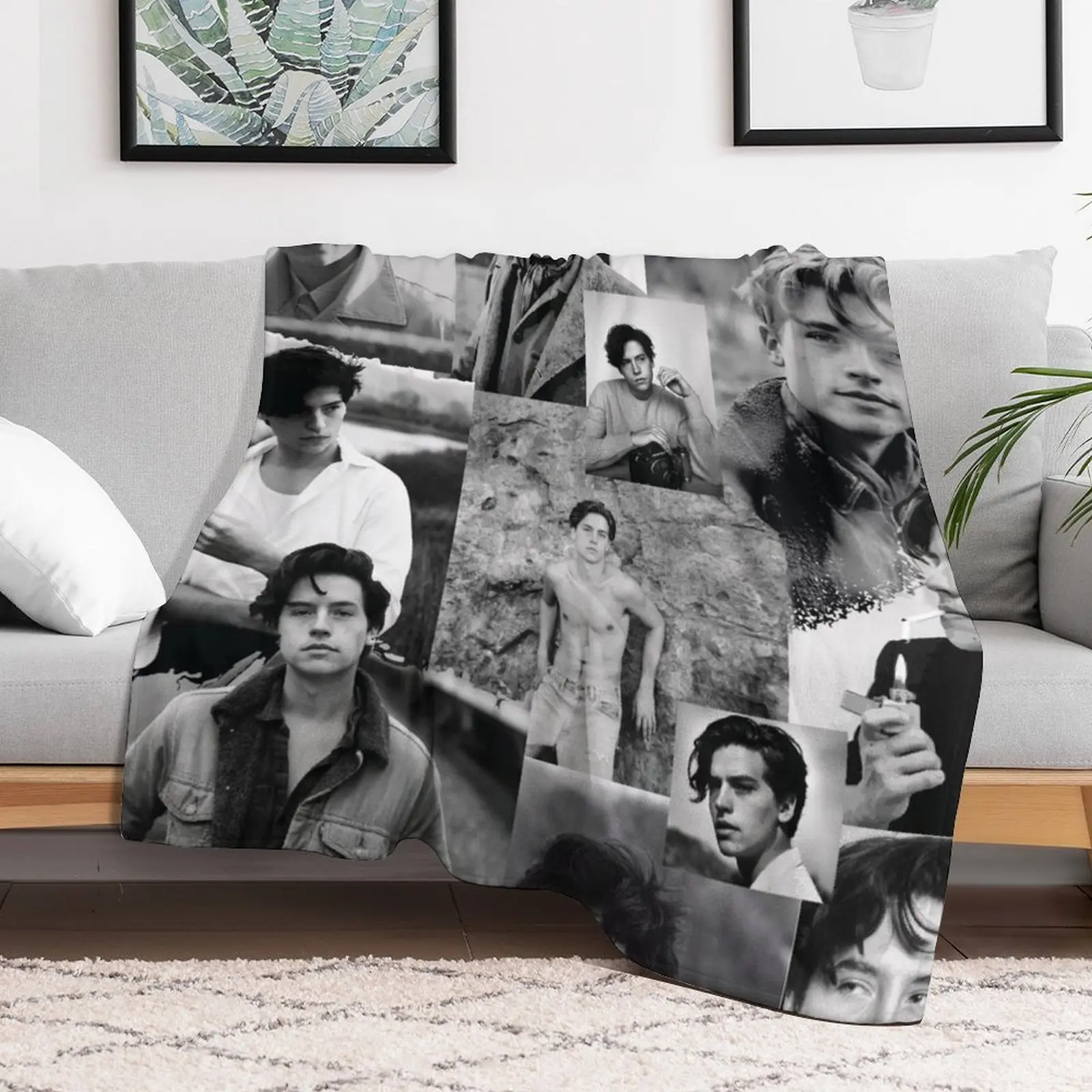 Cole Sprouse Throw Blanket Plush Blankets For Sofas Hairys Blankets