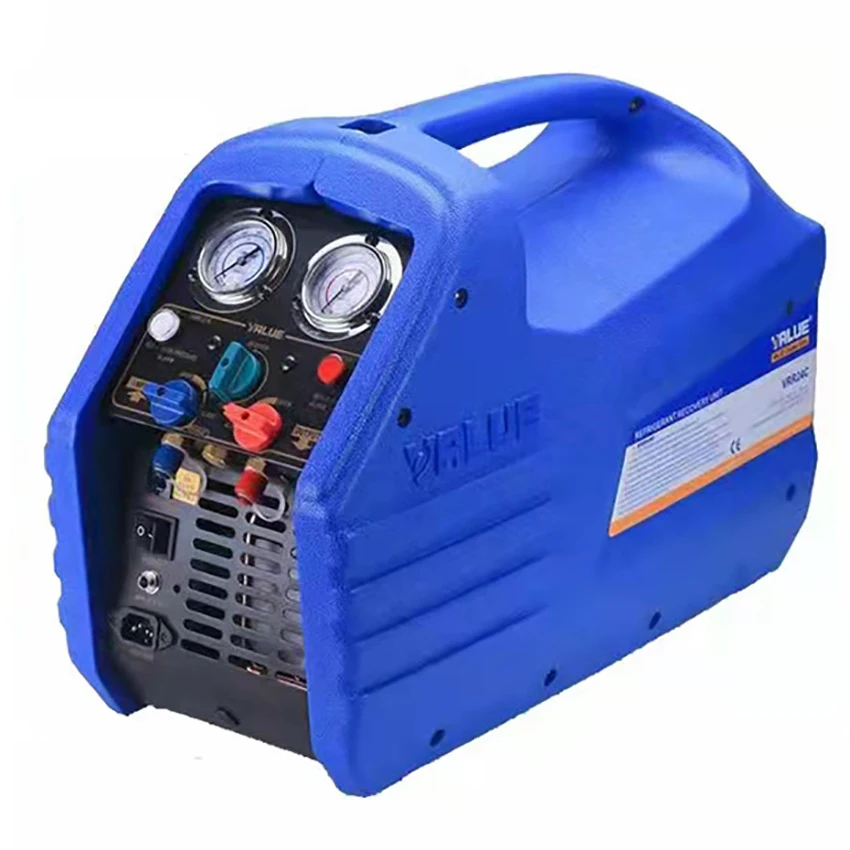 

VRR24C Double Cylinder Refrigerant Recovery Machine with Oil and Gas Separation Air Conditioner Refrigerant Recovery Machine