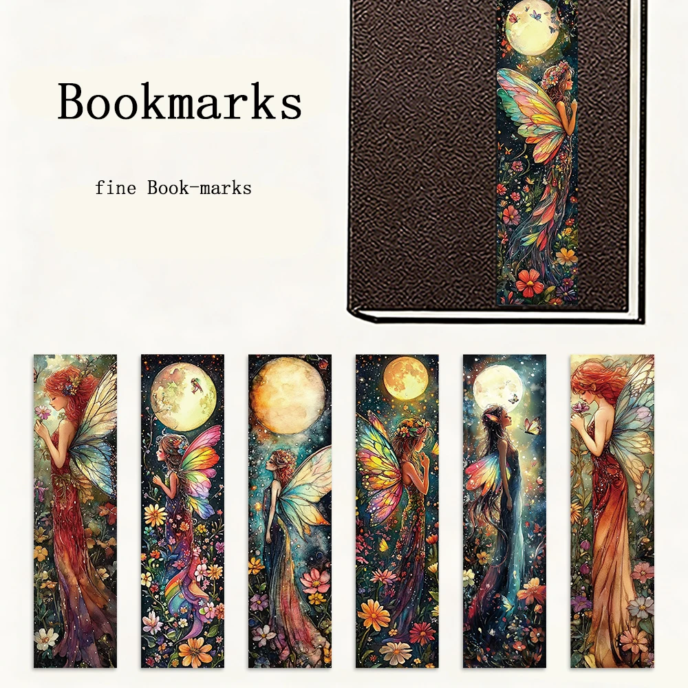 32pcs, Dream Fairy Series Bookmarks, Christmas, Teacher Gift, Back-To-School Holiday Gifts, Creative Artistic Designs